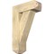 Ekena Millwork Traditional Craftsman Rough Sawn Bracket w/ Offset Brace, Douglas Fir, 8"W x 22"D x 34"H BKT0806X22X34TRA04RDF - alternate 1